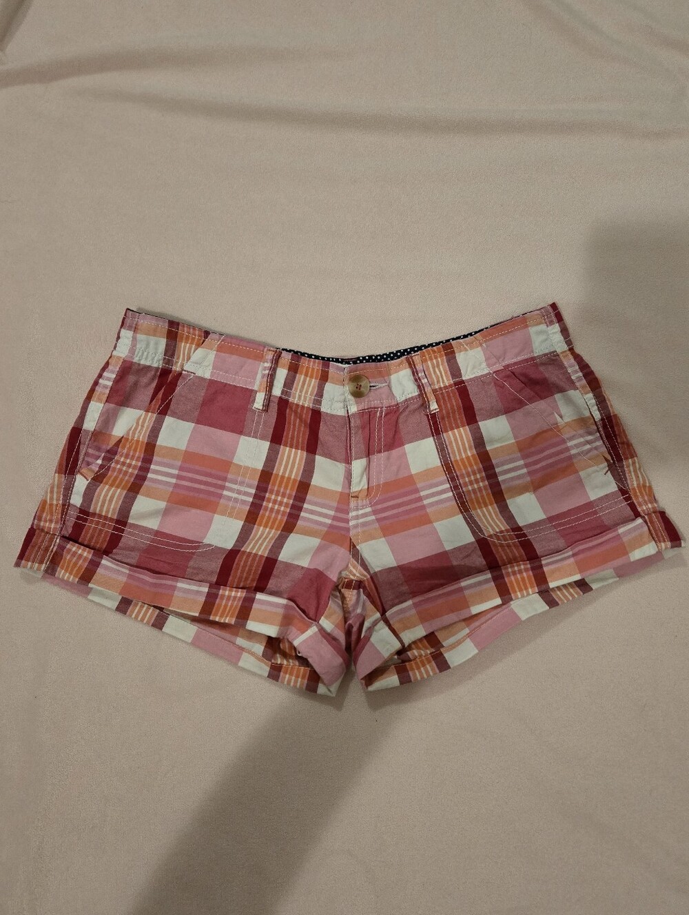 Y2K Aeropostale Mini Plaid Low Rise Shorts